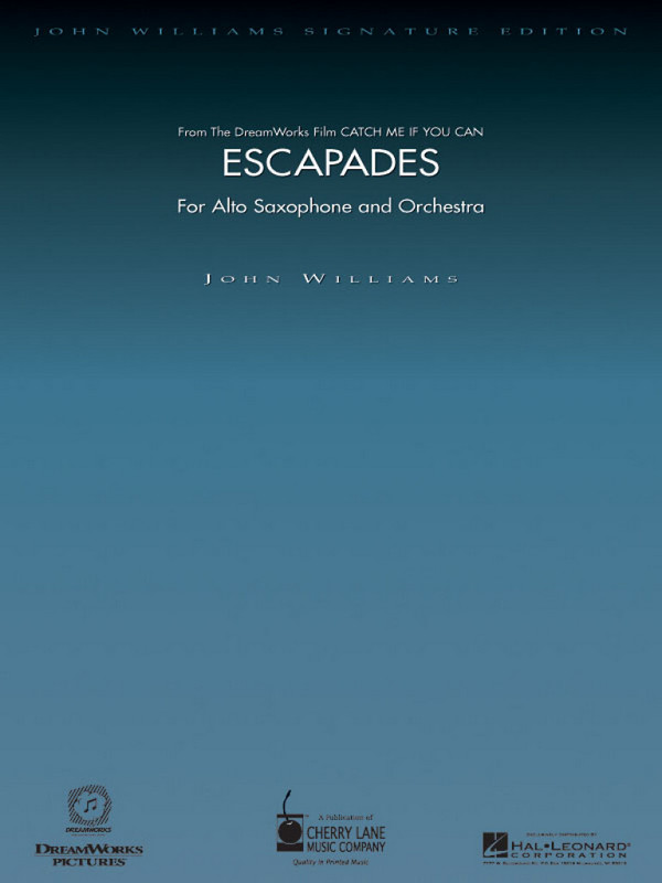 Escapades: for alto saxophone  and orchestra  score