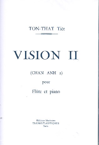 Vision no.2 pour flûte et piano  copie d'archive  