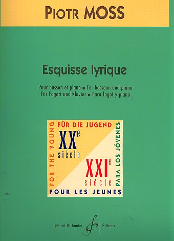 Esquisse lyrique: für Fagott und Klavier    