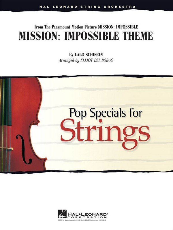 Mission Impossible Theme  for string orchestra  score and set of parts