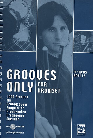 Grooves only (+mp3-Files): für Schlagzeug    