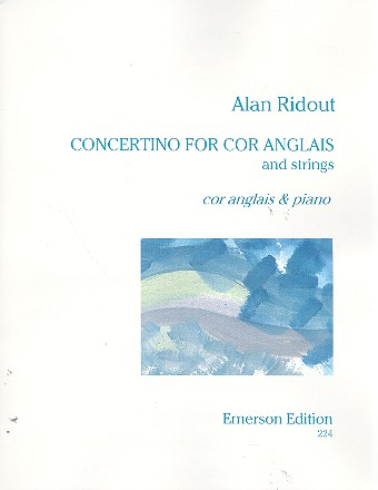 Concertino for cor anglais and strings  for cor anglais and piano  