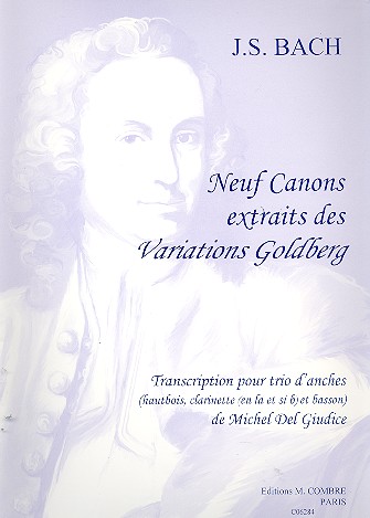 9 Canons (extrait des Variations Goldberg)&nbsp;&nbsp;pour hautbois, clarinette et basson&nbsp;&nbsp;partition et parties