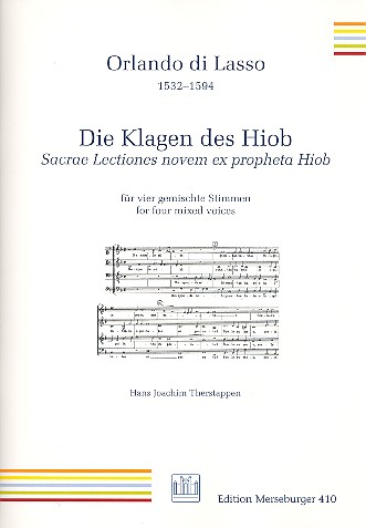 Die Klagen des Hiob  für gem Chor a cappella  Partitur (la)