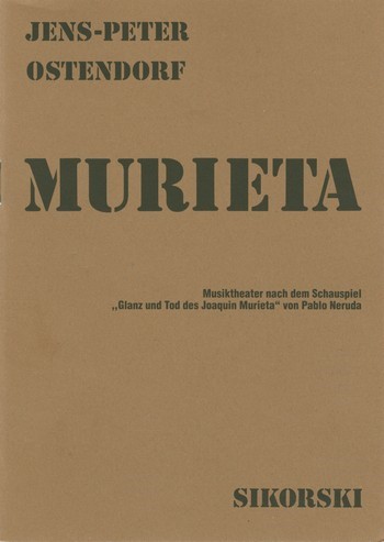 Murieta  Libretto  