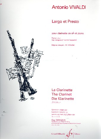 Largo et Presto pour clarinette et piano&nbsp;&nbsp;&nbsp;&nbsp;