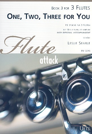 One, two, three for you für 3 Flöten  (Begleitung ad lib)  Spielpartitur
