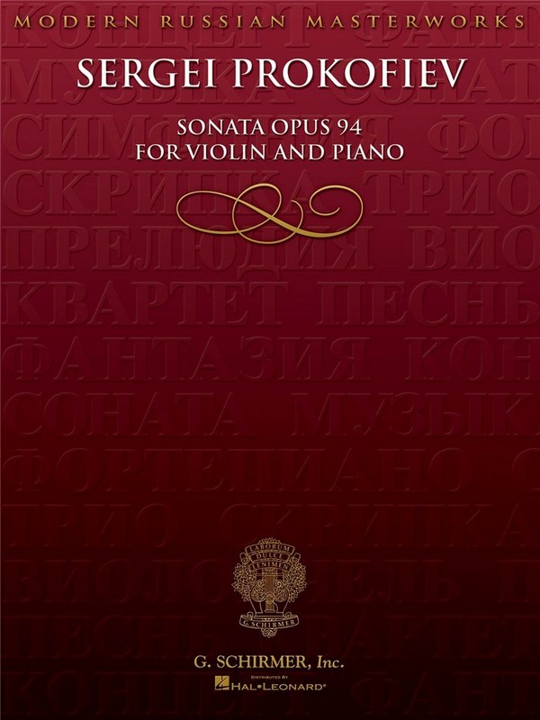 Sonate op.94  für Violine und Klavier  