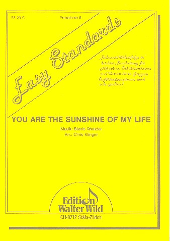 You are the Sunshine of my Life:  für Akkordeonorchester  Akkordeon 1 (solo) und 2