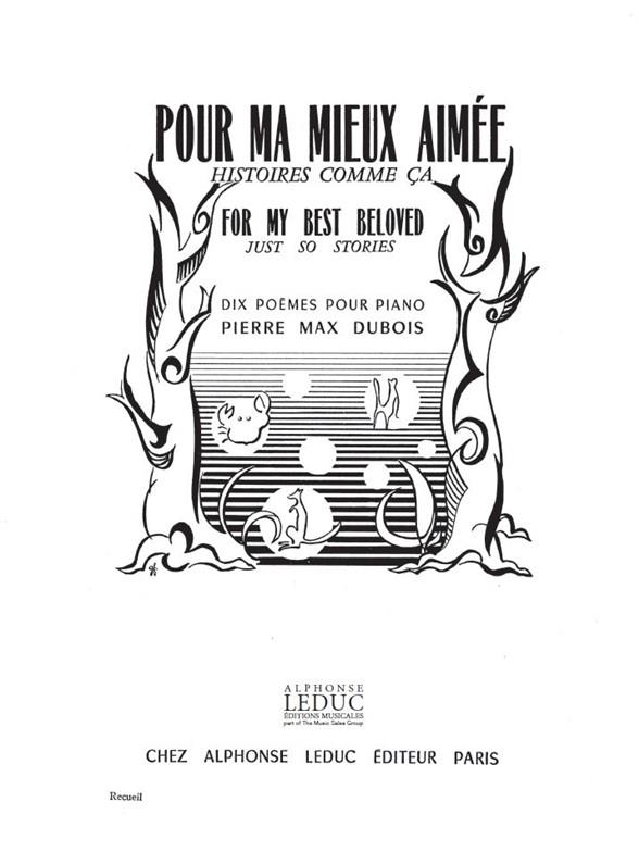 Pour ma mieux aimée   pour piano  