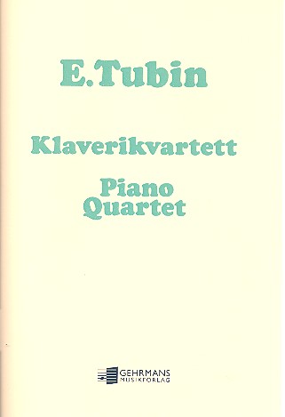 Quartett für Vioine, Viola, Violoncello  und Klavier  Stimmen