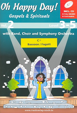 Oh happy Day vol.2 (+CD) . für 1-2 Fagotte  Spielpartitur  