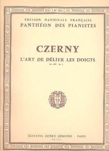 L'art de délier les doigts op.699&nbsp;&nbsp;vol.2 pour piano&nbsp;&nbsp;