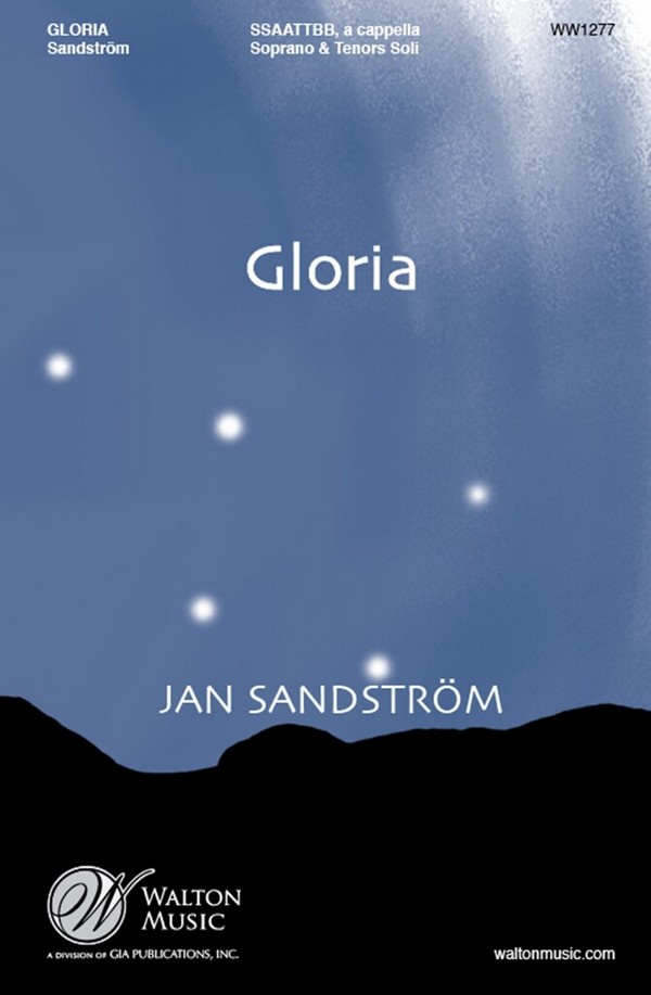 Gloria for soprano, tenor and mixed chorus  a cappella  score