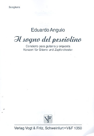 Il sogna del pesciolino Konzert  für Gitarre und Zupforchester  Gitarre solo