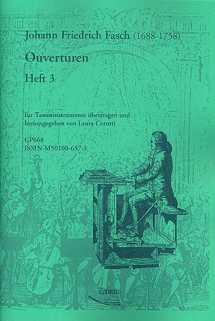 Ouvertüren Band 3  für Orgel (Cembalo)  