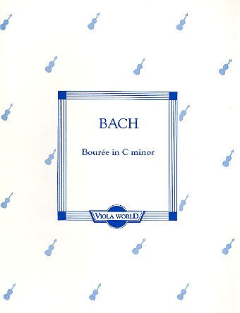 Bourree c minor for viola  and piano  