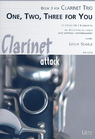 One two three for You für 3 Klarinetten  (Begleitung ad lib)  Spielpartitur