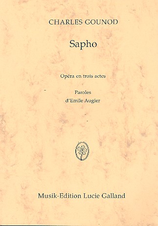 Sapho  réduction chant et piano (frz/en)  