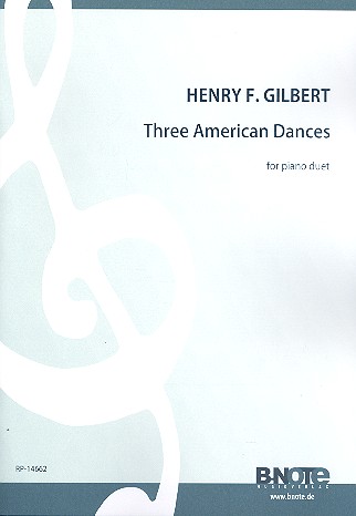 3 American Dances for piano 4 hands  score  