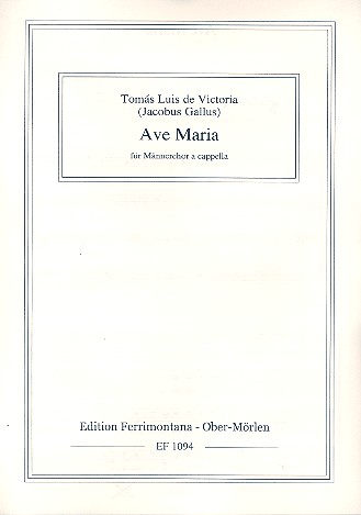 Ave Maria für Männerchor a cappella  Partitur  