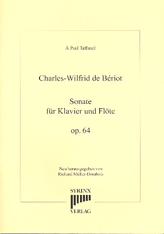 Sonate op.64  für Klavier und Flöte  