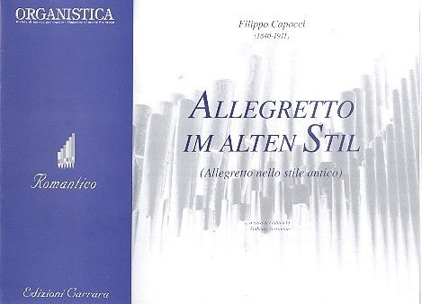 Allegretto im alten Stil  für Orgel  
