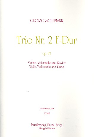 Trio F-Dur Nr.2 op.62  für Violine, Violoncello und Klavier  Stimmen