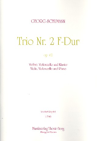 Trio F-Dur Nr.2 op.62  für Violine, Violoncello und Klavier  Stimmen