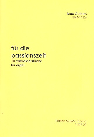 Für die Passionszeit  für Orgel  