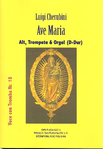 Ave Maria für Alt, Trompete und Orgel  Partitur und Trompetenstimme  