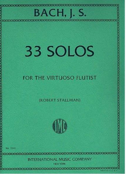 33 Solos for the Virtuoso Flutist&nbsp;&nbsp;for flute&nbsp;&nbsp;