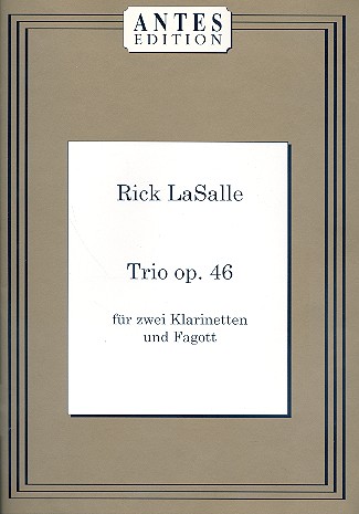 Trio op.46 für 2 Klarinetten und Fagott&nbsp;&nbsp;Partitur und Stimmen&nbsp;&nbsp;