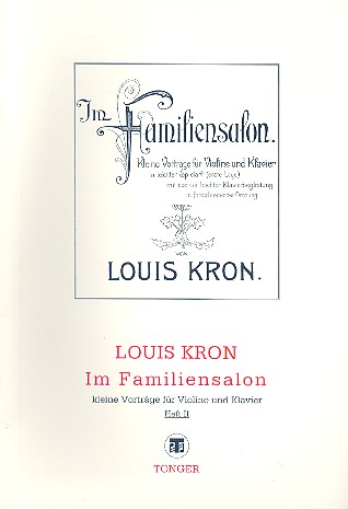 Im Familiensalon op.412 für Violine  und Klavier  
