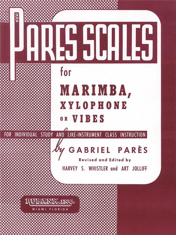 Scales for marimba (xylophone/vibes)&nbsp;&nbsp;&nbsp;&nbsp;