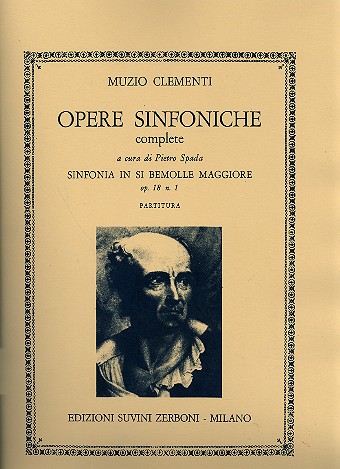 Sinfonia in si bemolle maggiore op.18,1  per orchestra  partitura