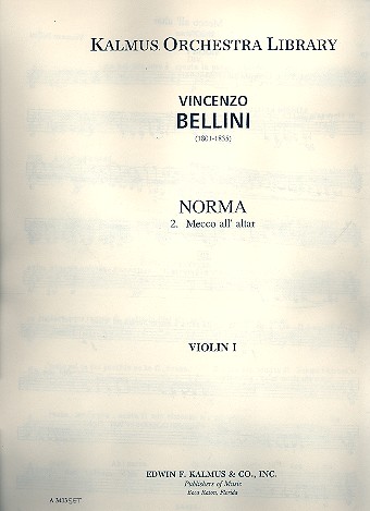 Mecco all'altar di Venere from Norma&nbsp;&nbsp;Set of parts (4-4-3-2-2 and winds)&nbsp;&nbsp;