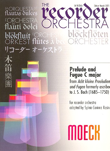 Präludium und Fuge C-Dur&nbsp;&nbsp;für Blockflöten-Ensemble&nbsp;&nbsp;Partitur und Stimmen