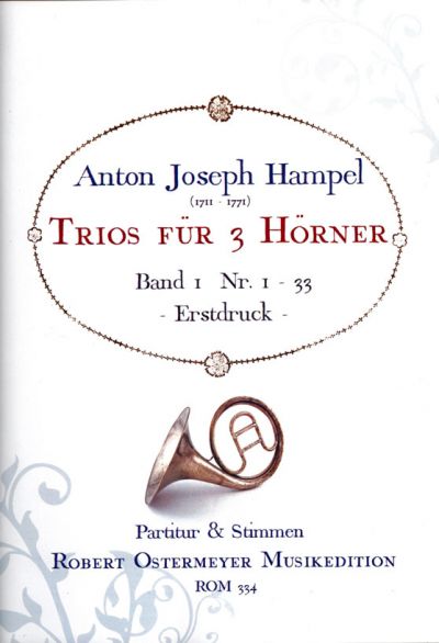 Trios Band 1 (Nr.1-33)  für 3 Hörner  Partitur und Stimmen