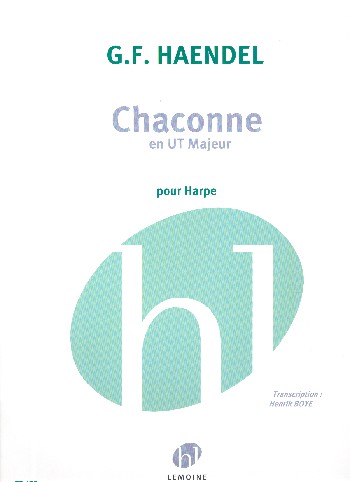 Chaconne ut majeur pour&nbsp;&nbsp;harpe&nbsp;&nbsp;