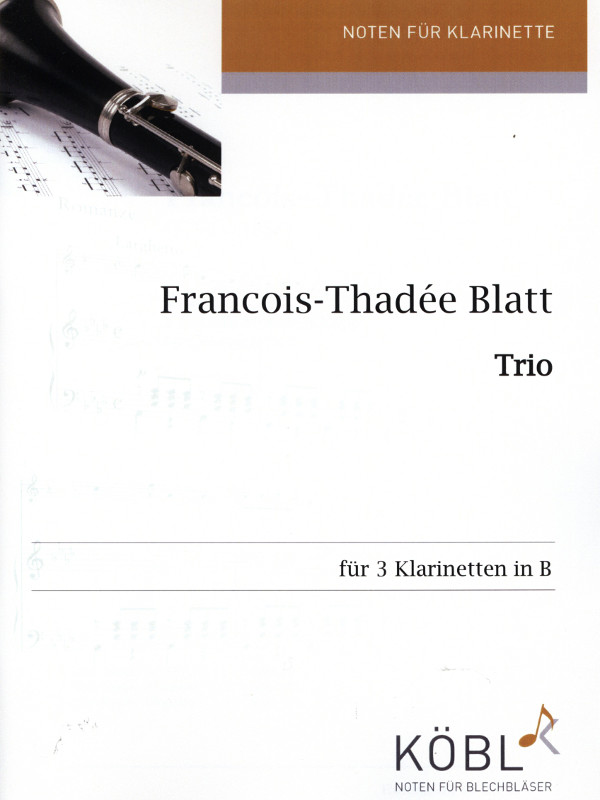 Trio für 3 Klarinetten  Partitur und Stimmen  