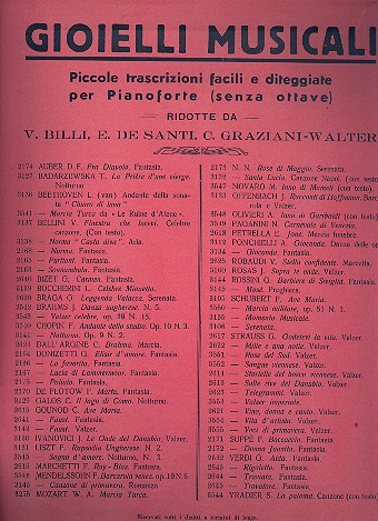 Inno di Garibaldi&nbsp;&nbsp;per pianoforte&nbsp;&nbsp;