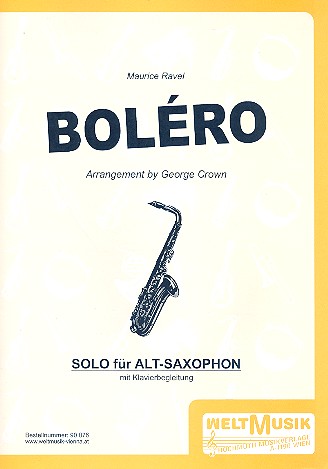 Bolero für Altsaxophon und Klavier    