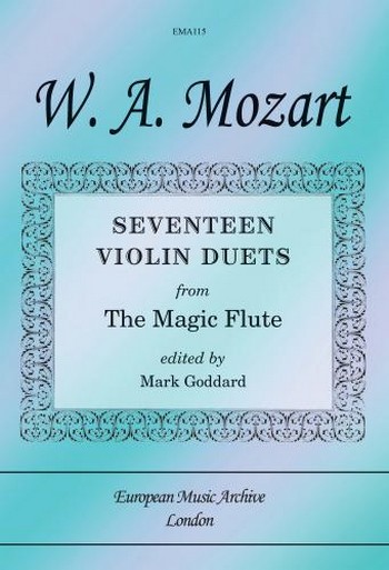 17 Violin Duets from The magic Flute  for 2 violins  parts