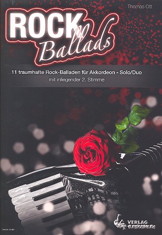 Rock Ballads für 1-2 Akkordeons  Partitur und Stimme  