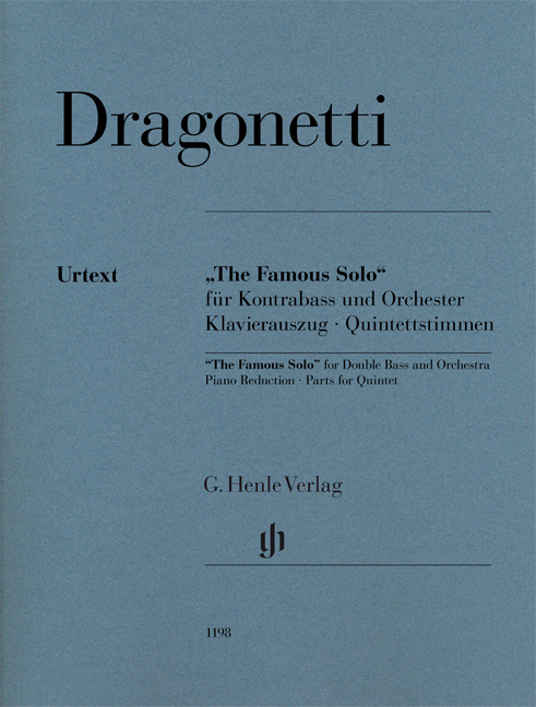 The famous Solo für Kontrabass und Orchester