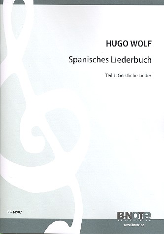 Spanisches Liederbuch Teil 1 - geistliche&nbsp;&nbsp;Lieder für Gesang und Klavier&nbsp;&nbsp;
