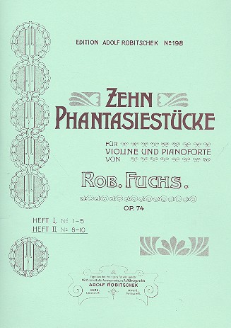 10 Fantasiestücke op.74 Band 2 (Nr.6-10) für  Violine und Klavier  