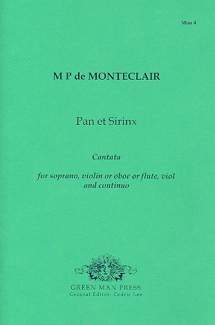 Pan et Sirinx  for soprano, violin or oboe (flute), viol and bc  parts