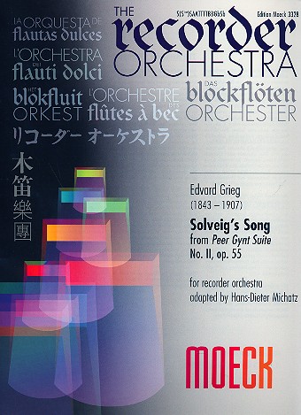 Solveig's Song für Blockflötenorchester&nbsp;&nbsp;Partitur und 7 Stimmen&nbsp;&nbsp;